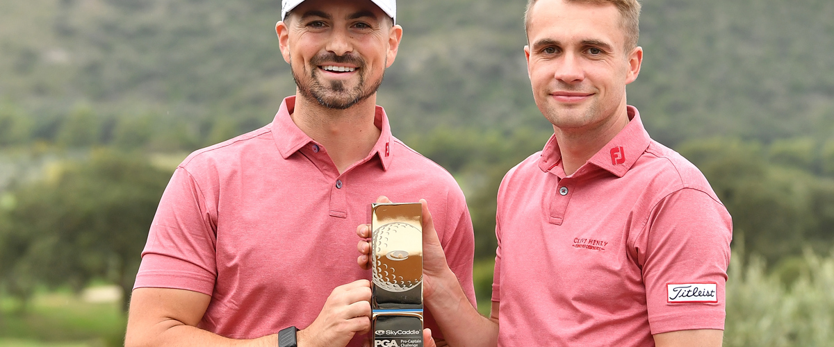 Whitby-Smith and Molesworth win play-off at Argentario to take SkyCaddie PGA Pro-Captain Challenge title