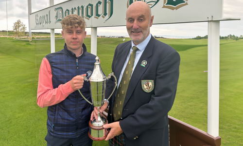 Birthday boy Jones enjoys double celebration with Sandy Pipey Young Masters triumph