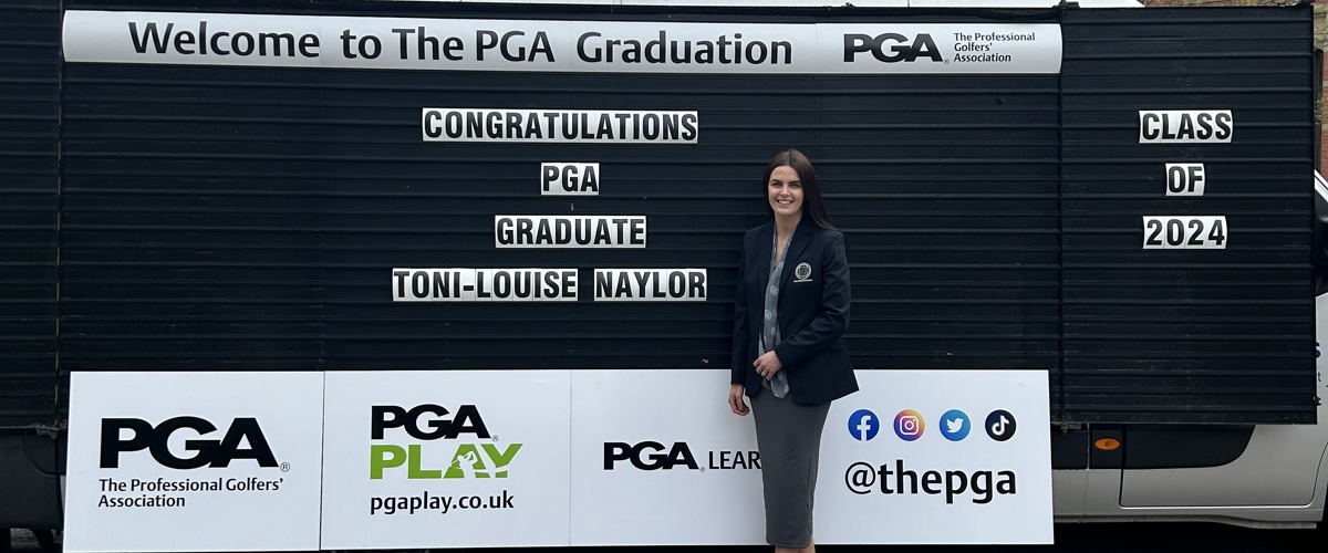 Toni-Louise Naylor reflects on completing the PGA Foundation Degree