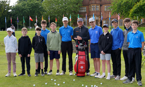 Lawrie’s Hertfordshire clinic gives juniors the coaching experience of a lifetime